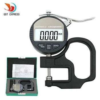 0,001 mm Elettronico Misuratore di Spessore di 10mm Micrometro Digitale Misuratore di Spessore Micrometro Spessore Tester Con Uscita Dati RS232