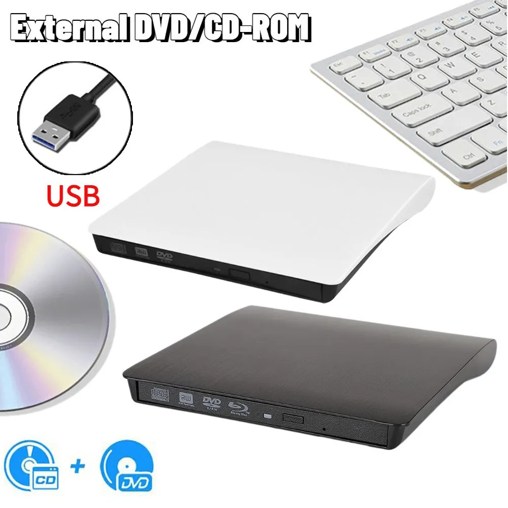Esterno USB 3.0 Lettore DVD CD Burner Unità Ottica CD Lettore DVD RW Masterizzatore CD Writer Custodia Per Laptor PC