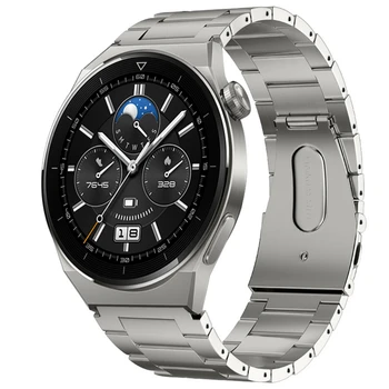 22mm in lega di Titanio, Cinturino Per Samsung Galaxy 46mm orologio Gear S3 Huawei orologio 3/GT2 Pro business braccialetto Per Amazfit GTR 47mm