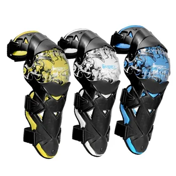2pcs Moto ginocchiere Motocross ginocchiere Protezioni Armatura Protettiva Kneepad Gear Moto MTB Racing Gomito Ginocchio Pastiglie Guardia