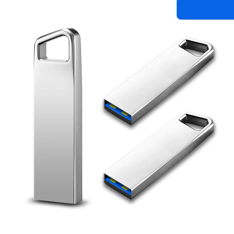 USB 2.0 Flash Drive in Metallo mini Pendrive di 4GB 8GB 16GB 32GB 64GB 128GB USB Stick cle usb Pen Drive portachiavi USB Flash