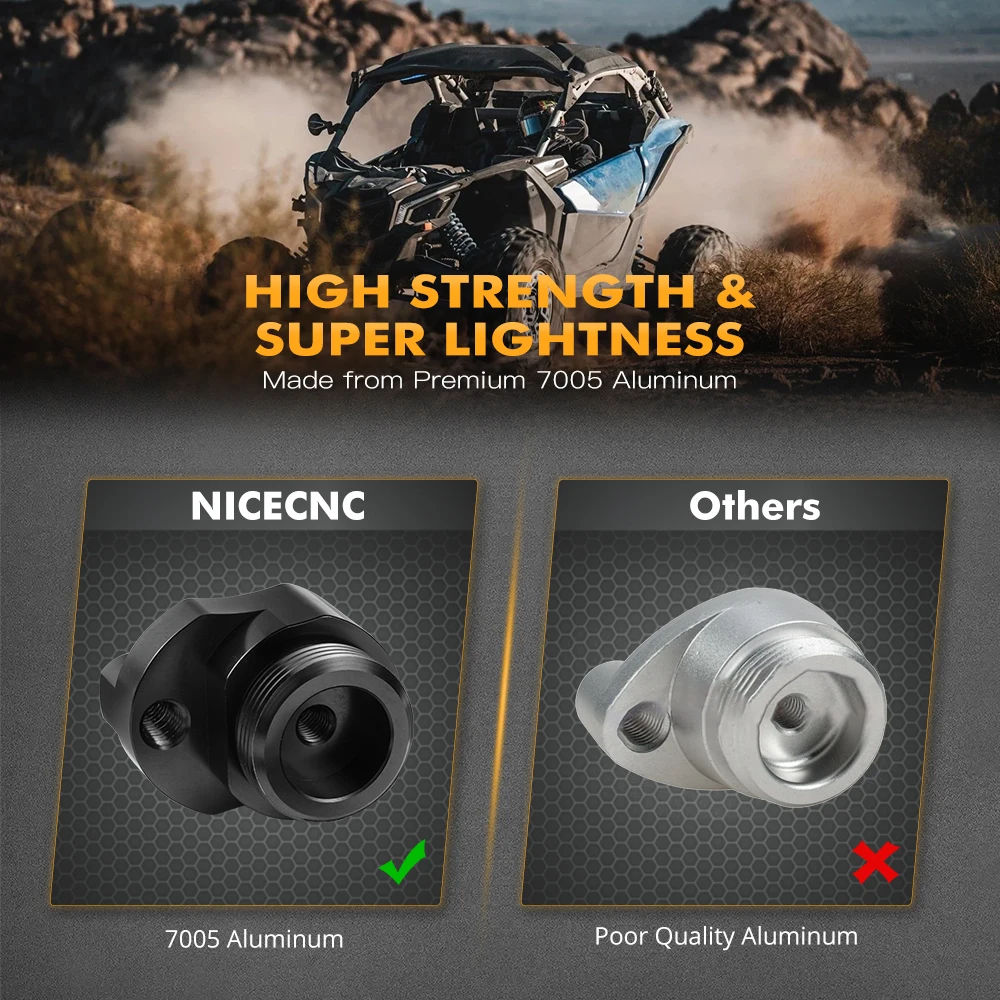 NICECNC UTV Difensore di Spalmatore Strumento & Bolt Secondario, Frizione Cinghia Per Can Am Maverick x3 4x4 XDS XRC XMR Turbo DPS Alluminio