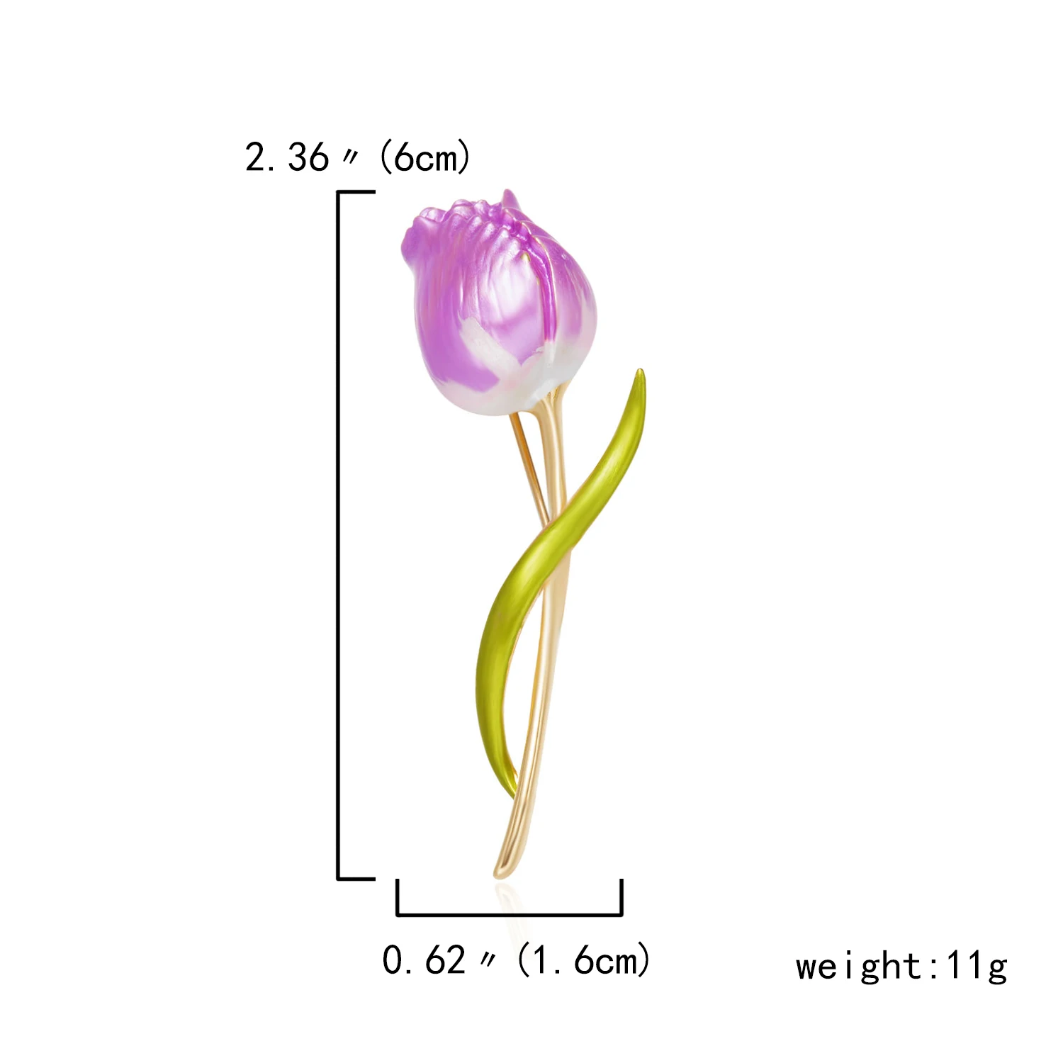 Il Fascino Dello Smalto Tulip Spille A Fiore Per Le Donne Di Temperamento Elegante Matrimoni Partito Ufficio Pin Spilla Moda Accessori Per Abbigliamento