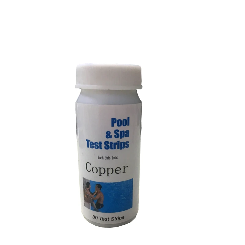 2 Pack Rame Kit di Test Con 30 Strisce/bottiglia per Ionizzatore Sistema Piscina Depuratore