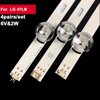 4Pairs/set 47LB di Retroilluminazione a LED, TV Striscia per LG Innotek DRT 3.0 47