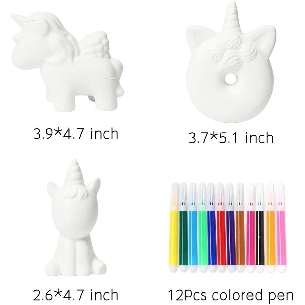 6Pcs Kawaii Stress Sollievo fai da te Animali Squeeze Novità Giocattoli Set Vuoto Soft Massa Kit per il Bambino Toy Bianco di Vernice Cremoso Profumato