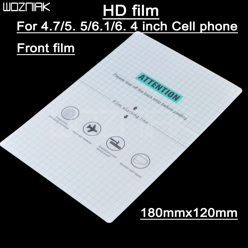 Idrogel Pellicola Membrana Satinato Film HD Film Anti-blu-ray Film Film a Colori Per Telefono a Schermo ipad Intelligente Macchina di Taglio