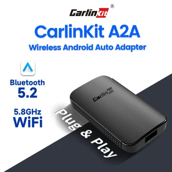 CarlinKit 4.0 A2A Wireless Android Auto Macchina Adattatore per Android Auto Dongle Per Vw Mercedes Audi Citroe Jeep Hyundai KIA Peugeot