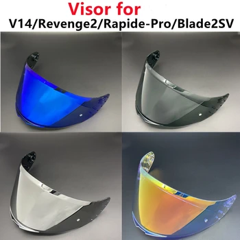 casco moto visiera parabrezza per MT V14,Targo,Revenge 2,Rapide Pro,Blade 2 SV casco scudo lente