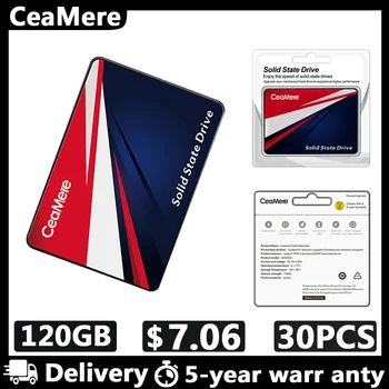 CeaMere Sata 30PZ SSD 120GB SMI Controller Master 2.5 SSD 128GB 256GB 480GB Utilizzato per i computer notebook e computer desktop