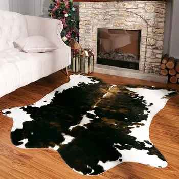 Classica Imitazione pelle di mucca tappeto naturale coperta di Zona divano decorazioni per la casa tappeti per il soggiorno tappeti per la Camera da letto casa tappetini