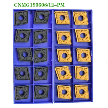 CNMG190608 CNMG190612 PM YBC251 YBC252 Originali Inserti in metallo duro Metallo di CNC di Tornitura Utensile per Tornio Fresa CNMG 190608 Lama per Acciaio