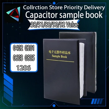 Condensatori Kit Condensatore SMD Libro Campione 0201 0402 0603 0805 1206 Chip Assortimento Pack 80/90/92values 25 50 pz