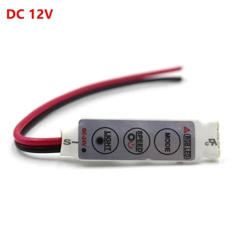 DC 12V 12A 3Keys Mini LED RGB Controller Dimmer Driver Per RGB 5050/3528/2835/5730/5630/3014 di Striscia di SMD LED Luci
