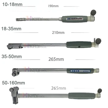 Diametro interno Foro Indicatore unità di Misura + Sonda (nessun indicatore) Accessori diametro Interno calibro 10-18mm 18-35mm 35-50mm 50-160mm