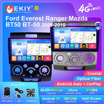 EKIY T7 Android Auto Lettore Multimediale Per Ford Everest Ranger Mazda BT50 BT-50 2006-2010 Navi Autoradio autoradio Stereo 2 Din