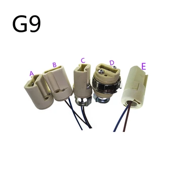 G9 portalampade in ceramica G9 base della lampada G9 base Ceramica