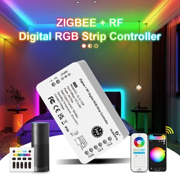 Gledopto ZigBee RF del Pixel del LED Controller Indirizzabile della Luce di Striscia di Controllo Dinamico Effetto Di Illuminazione WS2811 WS2812 Flessibili fai da te