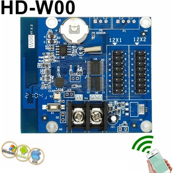 HD-W00 HD-W0 Wifi Led di Controllo della Scheda 320*32 Pixel Wireless P10 Led Controller per PC Telefono E Pad di Invio Messaggio
