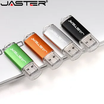 Il PROTAGONISTA del Metallo di USB 2.0 Flash Drive Mini Stick Penna 8GB 16GB 32GB 64GB Reale Capacità Chiavetta di Memoria Doni 1 PZ Gratuito LOGO Personalizzato