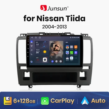 Junsun V1 AI Vocale Wireless CarPlay Android Auto Radio per Nissan Tiida C11 2004-2013 4G Multimediali per Auto GPS 2din autoradio