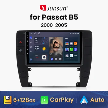 Junsun V1 AI Vocale Wireless CarPlay Android Auto Radio per Passat B5 2000 2001 2002 2003-2005 4G Multimediali per Auto GPS 2din