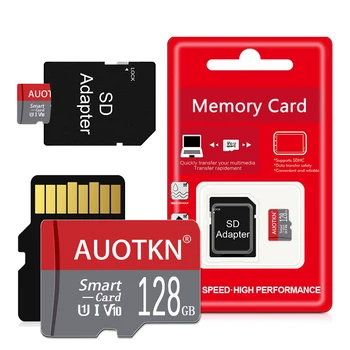 Micro SD tf Card 128GB Flash Video card Classe 10 64G 32GB 16GB 8GB Reale capacità della scheda di Memoria U3 256GB Mini SD TF Card Per il Telefono