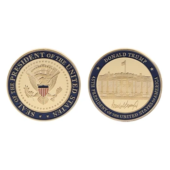 Non Valuta Moneta di Alta Qualità Collezione Moneta Moneta Commemorativa da NOI 45esimo Presidente DOnald Trump Collezione di Arti Regali Negozio