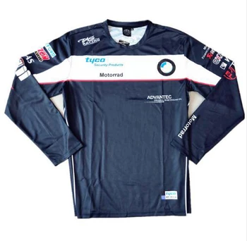 Nuovo 2018 Tyco Motocross T-Shirt Manica Lunga Ciclismo asciugatura Rapida Stile T-Shirt per BMW Moto jersey tee