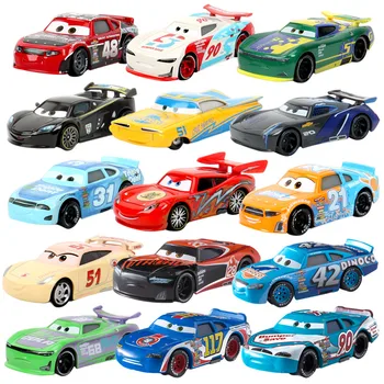 Nuovo Disney Pixar Car 3 Saetta McQueen Racing Famiglia Jackson Tempesta Ramirez 1:55 in Metallo Pressofuso in Lega di Giocattoli per Bambini Auto