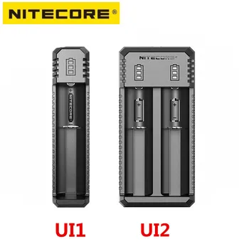 Originale NITECORE UI1 UI2 Flessibile Portatile della Banca di Potere di USB Intelligente Caricatore della Batteria al Litio Per IMR Li-ion 18650 14500 10440