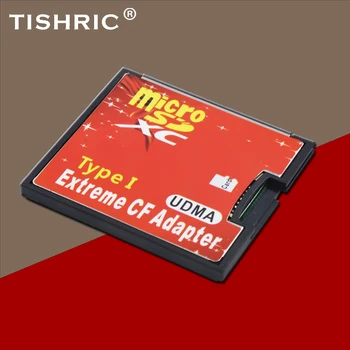 Originale TISHRIC Micro SD TF a CF Adattatore MicroSD SDHC SDXC Flash di Tipo I, Scheda di Memoria Lettore di Convertitore Cardreader
