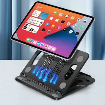 Pieghevole Stand per Laptop Notebook Base di Supporto di Raffreddamento per computer Portatile Staffa Universale per Computer Titolare di Accessori per Macbook IPad Tablet