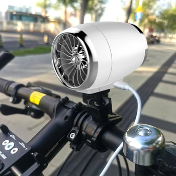 Portatile USB Mini Ventola di Raffreddamento con il Treppiede Manubrio della Bicicletta di un Ventilatore Elettrico all'Aperto appassionato di Ciclismo per Campeggio, Equitazione in Viaggio 4 Velocità