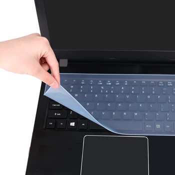 Silicone copertura della Tastiera Per Apple, HP, Dell, Asus Acer Samsung Sony Portatile pellicola protettiva Universale 10 12 14 15 pollici tastiera Caso