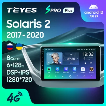 TEYES SPRO Plus Per Hyundai Solaris 2 2017 - 2020 autoradio Lettore Video Multimediale di Navigazione GPS Android 10 2din 2 din dvd