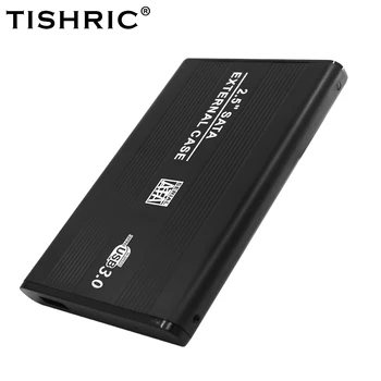 TISHRIC HDD Case Esterno Hard Drive Case/Custodia/Confezione da 2,5 pollici HD Optibay SATA A USB 3.0/2.0 Adattatore per Disco Rigido Esterno Tasca