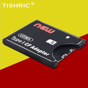TISHRIC SDHC SDXC Compact Flash di Tipo I, Lettore di schede di Memoria ad Alta Velocità Nero SD per Scheda CF Adattatore Convertitore Cardreader
