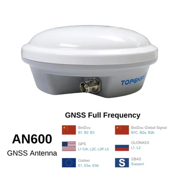 TOPGNSS agricoli di rilievo AN600 sostituzione AG25 antenna GNSS magnete RTK GPS L1 L2 L5 Galileo, Glonass, BEIDOU, tetto GNSS