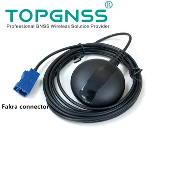 TOPGNSS NUOVO, di alta qualità GLONASS +GPS Antenna Fakra MFD2 RNS2 RNS 510 MFD3 RNS-E Per la VW per Skoda, Per Benz Per Audi A3/A4/A6/TT