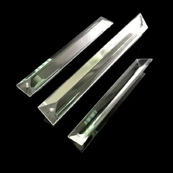 Tutti I Formati Di Ritaglio Triangolo Crystal Clear Prisma 1 Foro 2 Fori In Vetro Di Murano Ciondoli Pezzi Di Vetro, Lampada A Goccia Pendenti