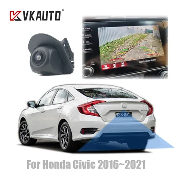 Vkauto Fish Eye Telecamera Posteriore Per Honda Civic 2016~2021 HD del CCD di Visione Notturna di Backup Telecamera di Retromarcia Parcheggio