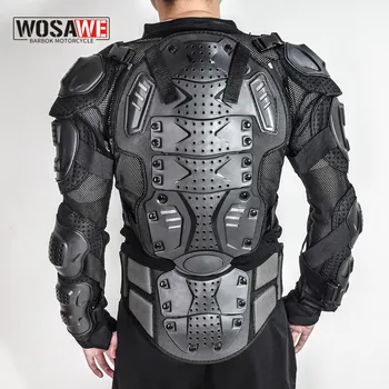 WOSAWE Moto Sportiva Armatura Protector Jacket Corpo Bendaggio di Supporto Motocross Guardia Tutore di Protezione Ingranaggi Petto di Sci della Protezione