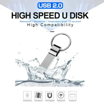 Z-VESTITO 2023 Nuovo U-disco di Metallo USB Flash Drive 64GB/32G/128GB velocità di Lettura Pen Drive Memory Stick USB Pendrive Impermeabile Flash USB
