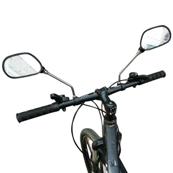 1 Coppia Di Biciclette Retrovisore Bici Vasta Gamma Di Vista Posteriore Del Riflettore Angolo Regolabile Da Sinistra A Destra Specchi Accessori