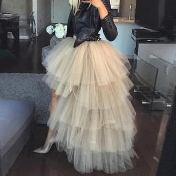 2023 Fashion Donna Tutu Gonne Alto-Basso Gonna Di Tulle A Più Livelli Sottogonna Sottoveste Da Sposa Accessori Da Sposa Prom Party