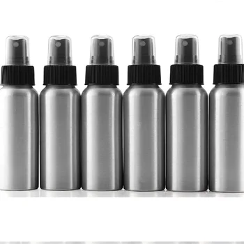 30 ml-500 ml di Alluminio Bottiglia Spray Cosmetico Bottiglia Vuota Mini Metallo Atomizzatore Bottiglie di Profumo di Viaggio per i Cosmetici di impianto di Viaggio