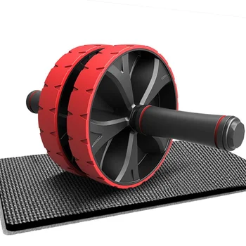 Abs Nuovo Tenere Fitness Ruote Nessun Rumore Addominale Ruota Ab Roller con Mat per l'Esercizio Muscolare dell'Anca Formatore Attrezzature