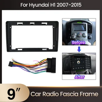 Autoradio Pannello di controllo Staffa per Hyundai H1 Grand Starex 2007-2015 Radio Fasce Pannello di adattamento al Telaio In Dash Autoradio Schermo