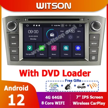 Autoradio WITSON Android PX5 AUTO lettore DVD Lettore Multimediale Per Toyota Avensis T250 2 II 2002-2008 Schermo 7